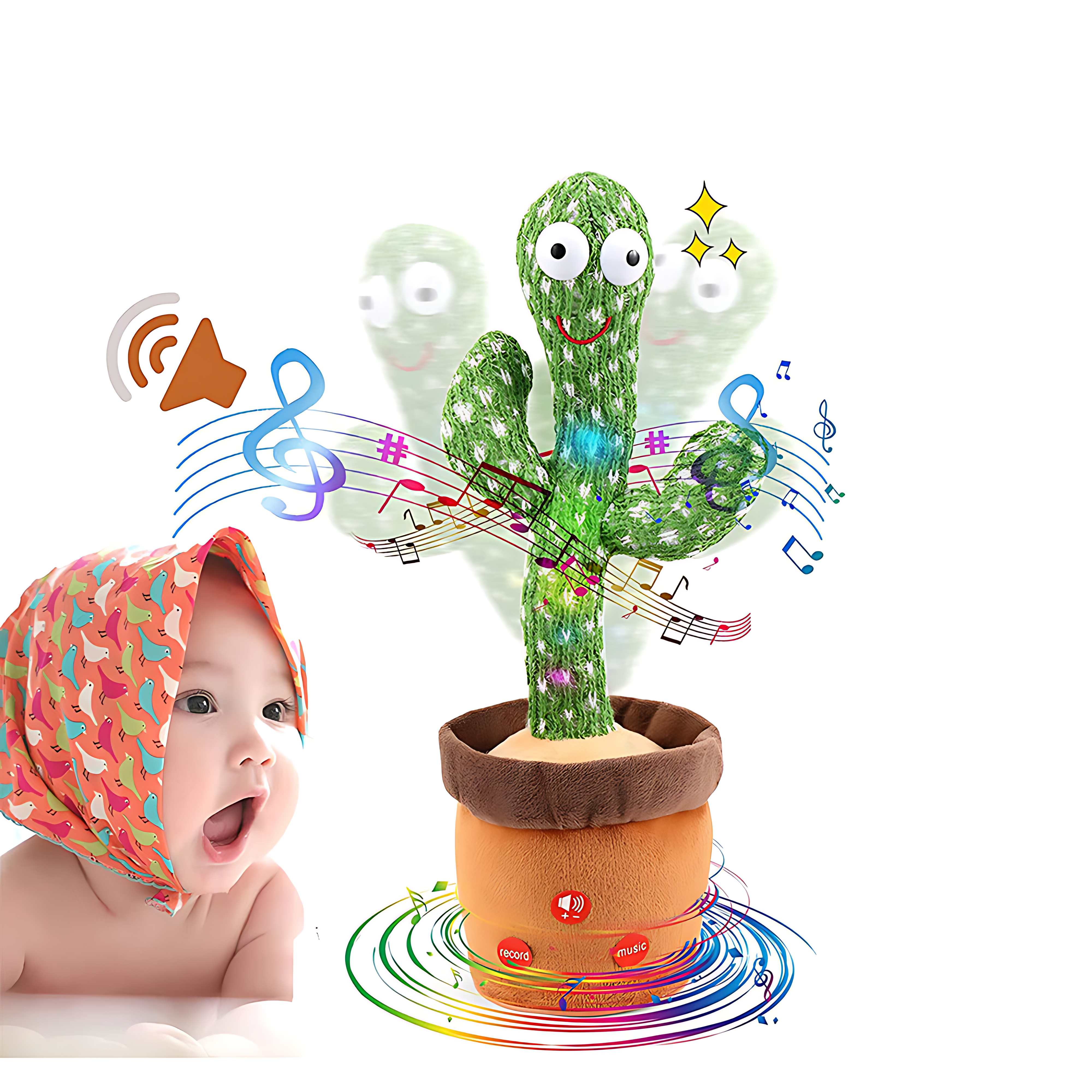 CactiBoogie - Ein interaktiver und lehrreicher Spielkamerad, bereit, dein Kind jeden Tag aufzuheitern!